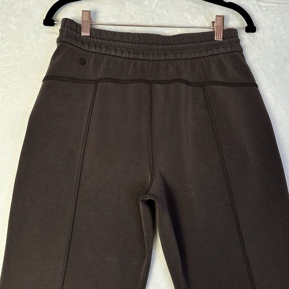 Lululemon Softstreme High Rise Straight-Leg Lounge Pants Size 6 Brown Sequoia - Picture 9 of 13